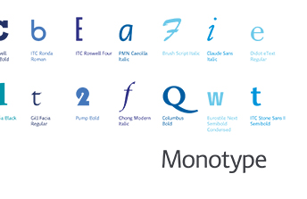 Monotype Glyph Set - Tom Walsh Design