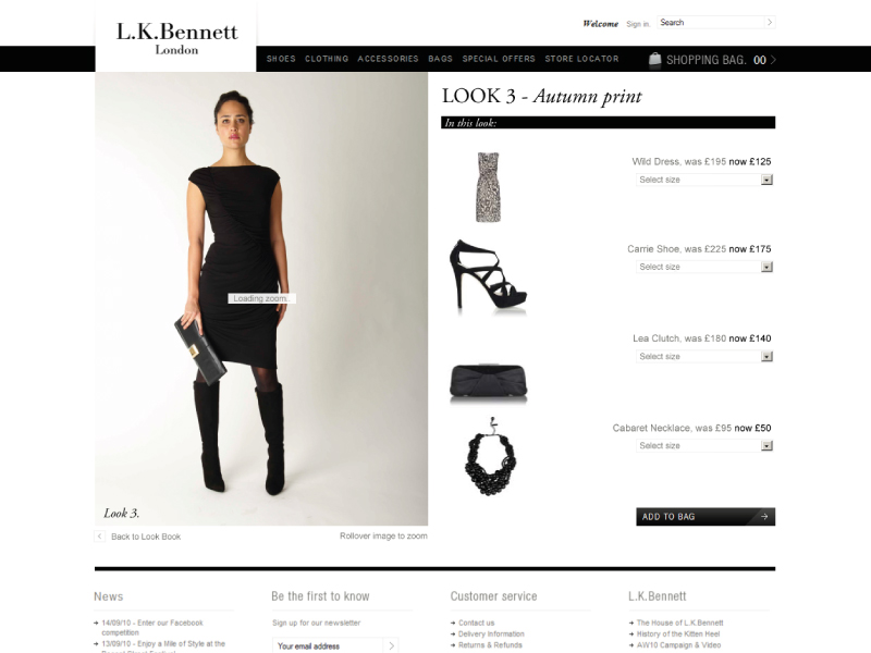 L.K.Bennett Javascript Look Book