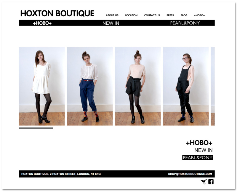 Tom Walsh Design - Hoxton Boutique gallery page