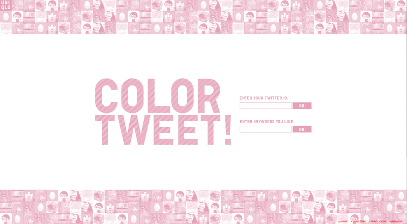 Uniqlo - Color Tweet, Tom Walsh Design