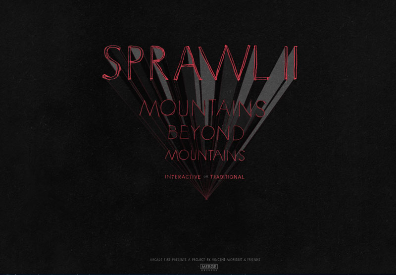 Tom Walsh Design - Arcade Fire - Sprawl 2